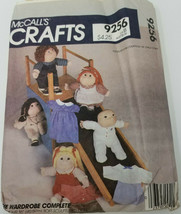 McCall&#39;s 9256 Vintage 1984 Cabbage Patch Kids Complete Outfit Cut Pattern - £6.04 GBP