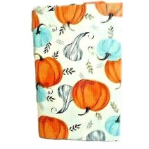 Pumpkins and Gourds Vinyl Tablecloth 52 X 70 PVC-Free Fall Dining Kitchen Table - £12.53 GBP