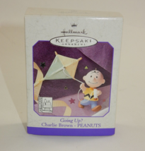 Hallmark 1998 Peanuts Charlie Brown flying Kite Going Up?  Keepsake Ornament - £8.01 GBP
