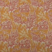 P Kaufmann Medina Magic Amber Middle Eastern Horse Kings Fabric By Yard 54&quot;W - £10.85 GBP