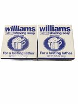 VTG Two (2) Williams Shaving Mug Soap Accomodates Most Shaving Mugs 1.75... - $47.52