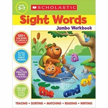 Scholastic Sight Words Jumbo Workbook - £11.13 GBP