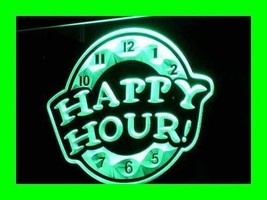 Happy Hour Beer Illuminated Led Neon Sign Home Decor, Room, Lights Décor Art - £20.77 GBP+