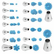 Wilton Open Star Decorating Tips New Assorted Sizes Cake Icing Decoratio... - £1.71 GBP+