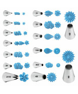 Wilton Open Star Decorating Tips New Assorted Sizes Cake Icing Decoratio... - £1.82 GBP+