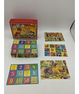VTG Eichhorn 6 Side Puzzle Wood Blocks Case Sheets W. Germany ABC Number... - £14.51 GBP