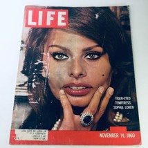 VTG Life Magazine November 14 1960 - Tiger-Eyed Temptress Sophia Loren - £10.34 GBP
