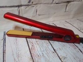 Chi Air Expert Hair Straightener Ceramic Flat Iron 1&quot; Red CA1013 - $23.36