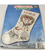 NIP 1988 Christmas Cross Stich Stocking CHRISTMAS GOOSE TOUCH OF COUNTRY... - $12.21 CAD
