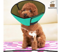Queenmore Dog Cone, Soft Dog Cone for Large Dogs, GREEN - $651.95 MXN