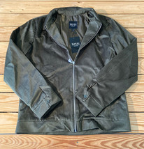 boohoo man NWT Men’s Harrington Cordero Full zip jacket size M green Hg - £19.38 GBP