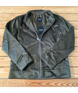 boohoo man NWT Men’s Harrington Cordero Full zip jacket size M green Hg - £19.61 GBP