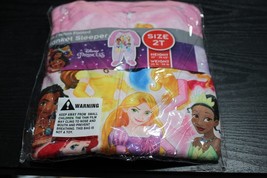 Disney Princess Flame Resistant Baby Toddler Girls Blanket Sleeper Size 2T NEW! - £7.75 GBP