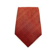 Versa Milan New York Men Dress Tie Suit 100% Silk Red Maroon Power Business Gift - £11.76 GBP