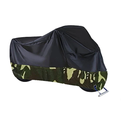 Motorcycle Cover 210T Polyester Taffeta Material Universal Outdoor Uv Protector  - £145.96 GBP