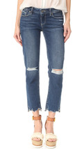 PAIGE Womens Jeans Miki Straight Leg Deedee Denim Blue Size 27W 3534A65-4419 - £80.49 GBP