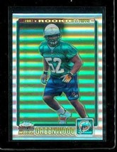 2001 Topps Chrome Rookie Holo Football Card #302 Marlon Greenwood Dolphins Le - £3.69 GBP