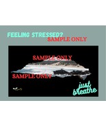Just breathe motivational card with self art included as a digital download - €1,12 EUR