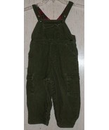 EXCELLENT BABY BOYS OSHKOSH B&#39;gosh FLANNEL LINED CORDUROY OVERALLS  SIZE... - £19.97 GBP