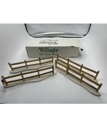 Department 56 - Split Rail Fence ( Set of 4 ) Village Accessories - 525976 - $27.12 CAD