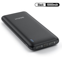 QOOVI 10000mAh Power Bank Ultra-thin Portable Charger For iPhone 13 Xiaomi Samsu - £26.52 GBP