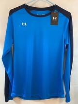 NEW Women’s UA Challenger Training Shirt M Blue Long Sleeve Under Armour Top NWT - £11.74 GBP