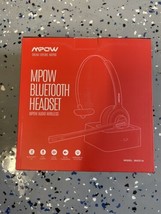 Mpow BH231A Bluetooth 5.0 Headset PC Laptop Call Center Headphones - £17.15 GBP