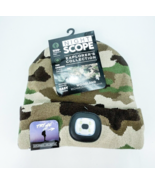 Night Scope Explorers Collection Rechargeable LED Beanie Woodland Camo G... - $19.30