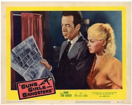 Guns Girls And Gangsters (1959) Mamie Van Doren &amp; Gerald Mohr Crime Drama Lc #4 - £74.31 GBP