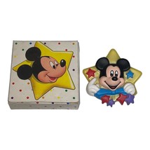 Vintage 1989 Avon Disney Be A Star Mickey Mouse Lapel Pin Brooch - £6.81 GBP
