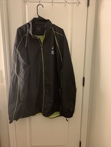 Asics Men&#39;s Black Zip Up Windbreaker Track Jacket Choose Your Size - $1,033.43 MXN+