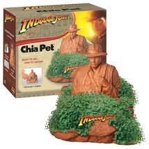 Chia Pet Indiana Jones with Seed Pack, Decorative Pottery Planter, Easy ... - $24.74