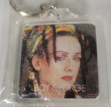 New Original 1980s Boy George Culture Club Keychain Vintage Sealed Unopened - £6.74 GBP