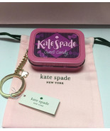 Kate Spade New York Key Fobs Candy Shop Tin Candy Box Pink Keychain Char... - £36.05 GBP