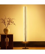 NUÜR Modern Floor Lamp, Remote Control, Dimmable LED, Glossy Metallic Bl... - $1,568.36 MXN