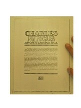 Charles Mingus Press Kit - £21.23 GBP