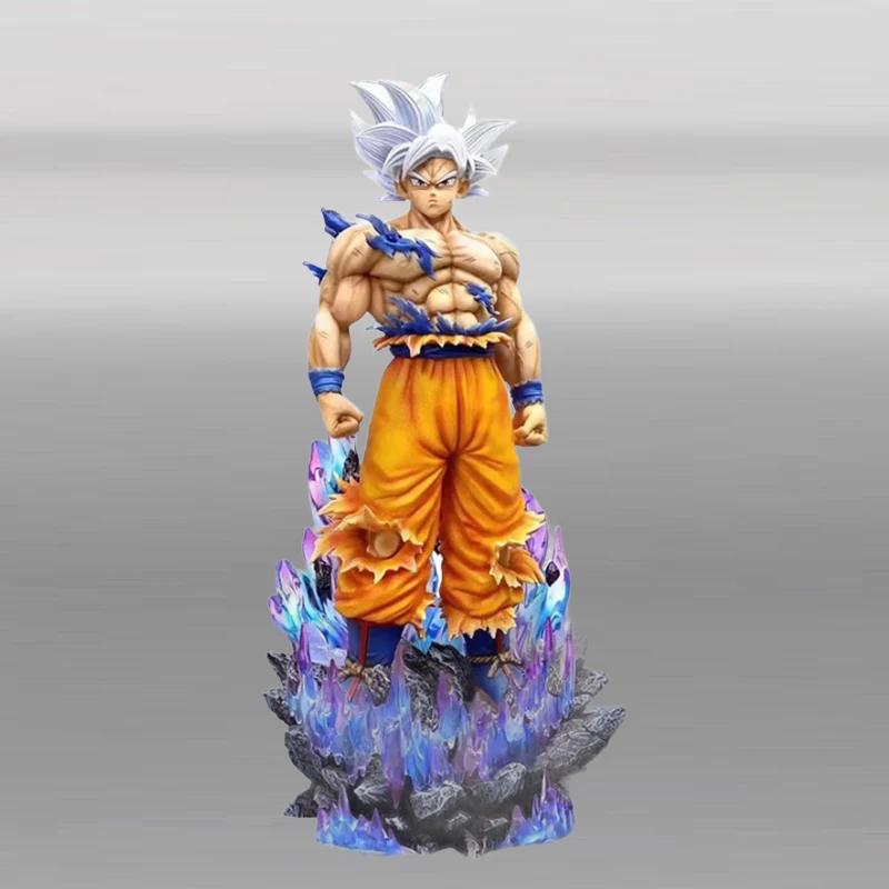 33cm Dragon Ball Super Figures Ultra Instinct Goku Figure Hair White Action - £52.70 GBP+