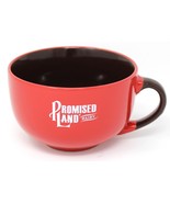 Promissed Land Dairy Large Red / Brown Coffee Mug Cup Ceramic - £7.54 GBP