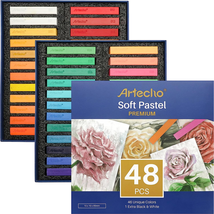 48pcs Soft Pastels, 46 Colors Including 4 Fluorescent Colors, Extra Free... - £16.80 GBP