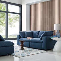 Commix Down Filled Overstuffed 2 Piece Sectional Sofa Set Azure EEI-3354-AZU - £1,042.33 GBP