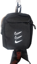 Nike Black/Red Three Swoosh 5x7 Sportswear Mini Crossbody Sling Messenge... - $591.84 MXN