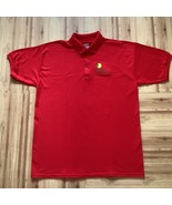 VTG Shades Of Green On Walt Disney World Resort Mens Polo Shirt L Red - $47.36 CAD