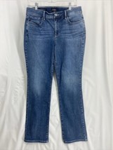 NYDJ Size 10 Marilyn Straight Blue Women&#39;s Lift Tuck Technology Denim Jeans - £17.20 GBP