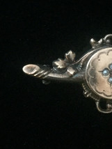 Victorian Pearl Inlaid Mourning Brooch/Bar Pin image 3