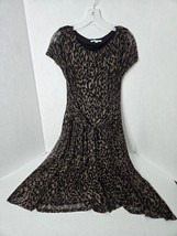 North Style Animal Print Mesh Lined Sundress Size Medium - £14.80 GBP