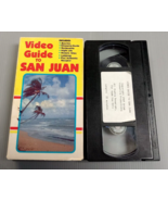 Video Guide to San Juan VHS - 1989 Artek Videofilm Productions - $112.60 MXN