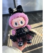 POP MART LABUBU The Monsters Doll Replacing Black Clothes Dress PP05 (No... - $20.56