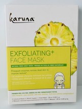 Pack of 4 Karuna SERUM INFUSED CLOTH Exfoliating Face Masks (one month s... - $14.75