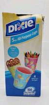 Dixie Cup Owl 5oz All Purpose Disposable Opened Box 2012 4 Designs Half ... - $7.73