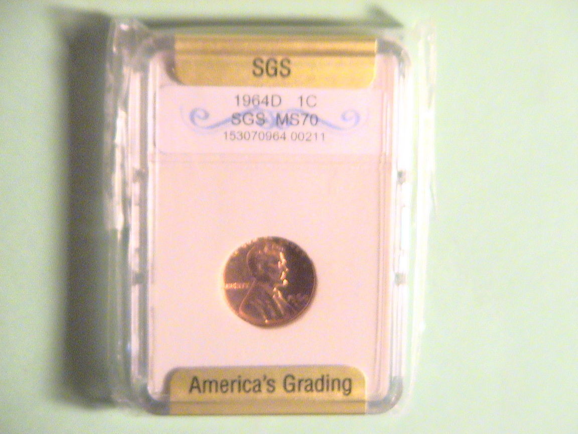 ESTATE FIND 1964-D BU Type 3, Memorial Reverse Lincoln Cent Free shipping   DSC0 - $13.09